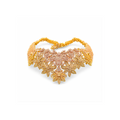 Pave Floral Statement Choker Necklace